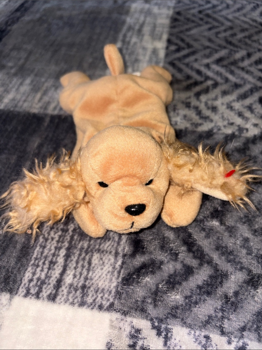 Ty Plush Tan Puppy with Floppy Ears